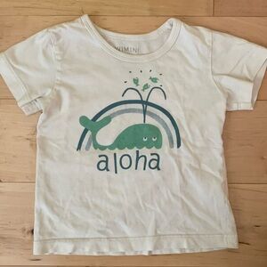 🌱Wimini Organic Aloha Whale Tee 18-24mths